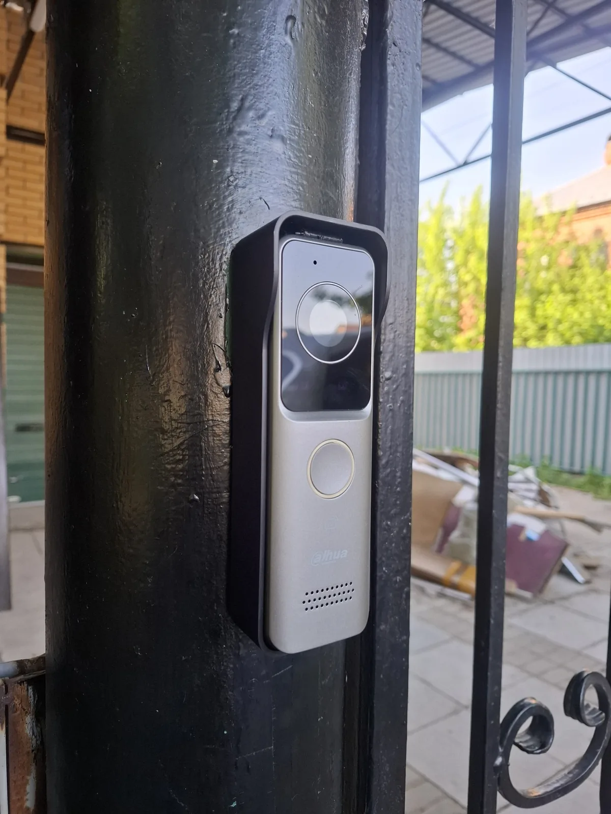 IP-домофон на калитке